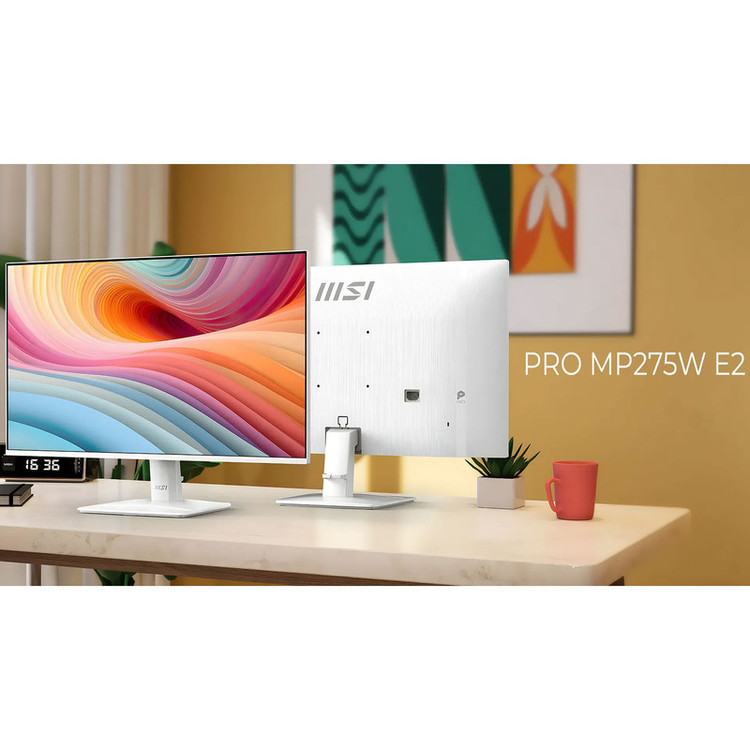 مانیتور ۲۷ اینچ اماسآی مدل MSI PRO MP275W E2 سفید اپن باکس